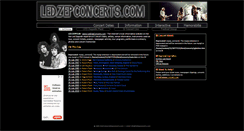 Desktop Screenshot of ledzepconcerts.com